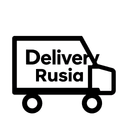 Минималистичная иконка доставки по России для компании Атт Авто на белом фоне